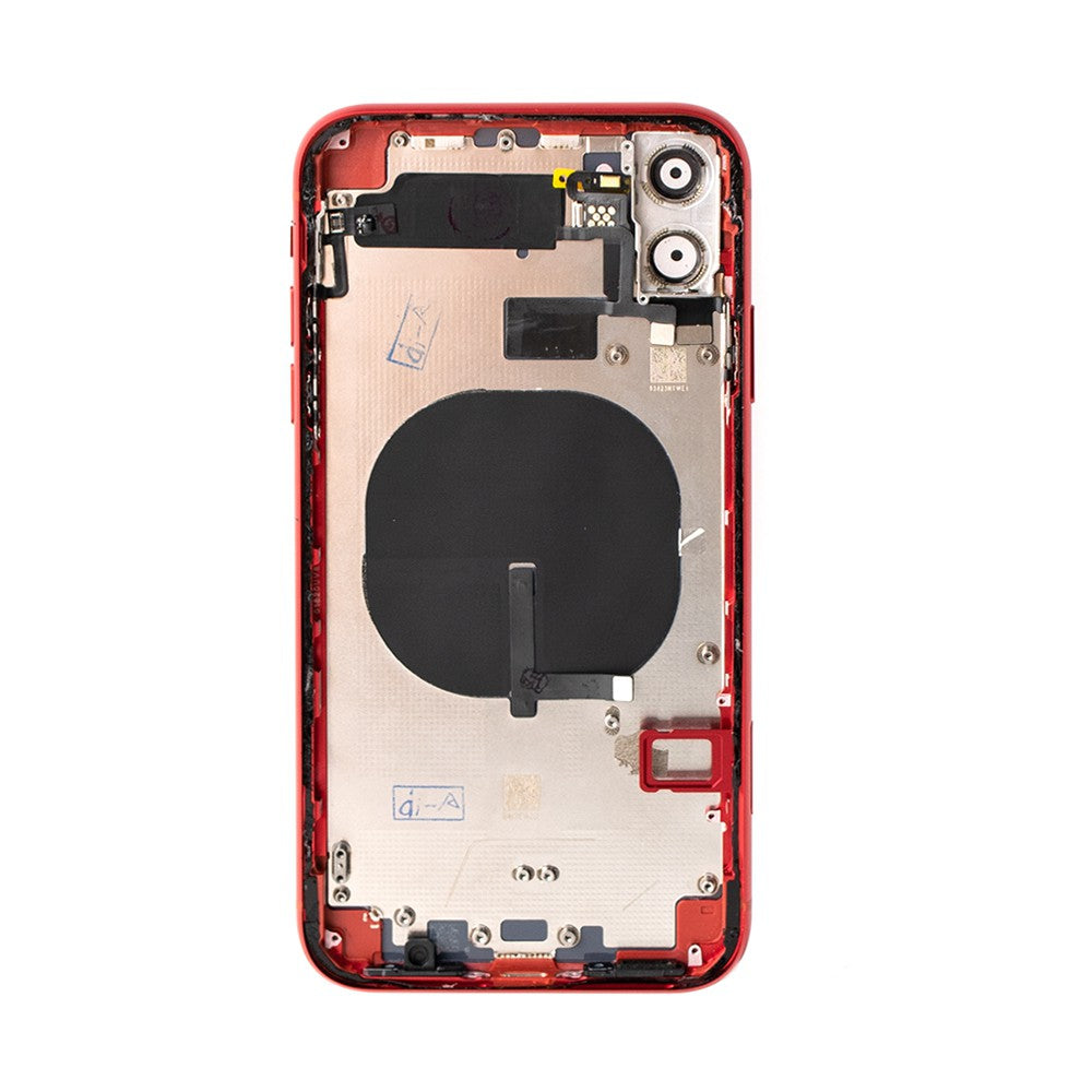 Rear Housing with Small Parts for iPhone 11 (Purple)-Red Rear Housing with Small Parts for iPhone 11 (Purple)-Red